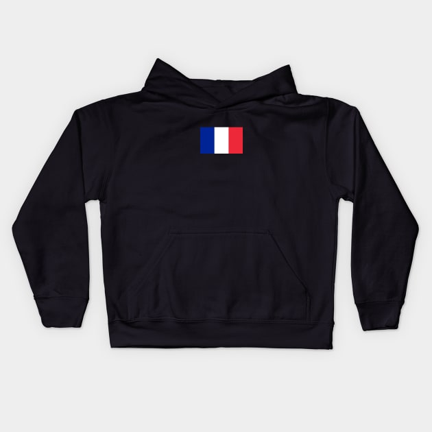 French Flag Kids Hoodie by designseventy